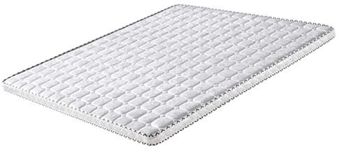 Premium Kokosfaser-Matratze, feste und stützende 3E-Kokosfaser-Matratze für doppelseitigen Schlaf, zonierte Druckentlastung für angenehmen Schlaf, Weiß, 120 x 200 x 8 cm
