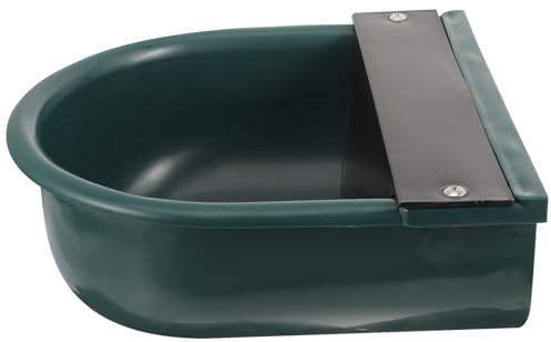 iplusmile Automatic Cow Water Bowl with Float Valve Green Plastic Cover Livestock Waterer for Cattle and Horses Stable Feeding Equipment