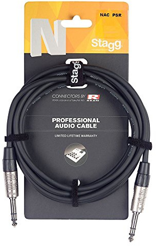 Stagg 19311 1 m Stereo Jack Audio Cable