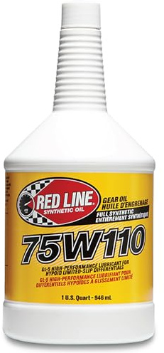 Red Line 75W110 GL-5 Gear Oil by Red Line Oil for Automotive and Industrial Gearboxes