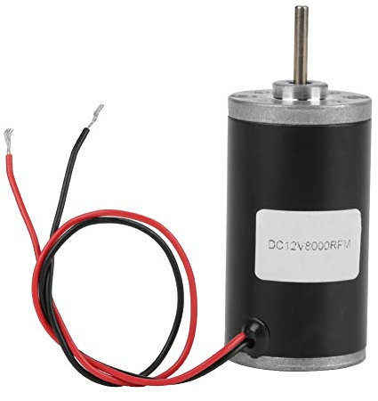31ZY Permanent Magnet Dc Motor Reversible Electric Gear Motor for Diy Generator CW/CCW 6V/12V/24V 3500-8000rpm (12V 8000rpm)