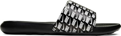 Nike Homme Victori One Men's Printed Slide, Black/White-Black, 44 EU