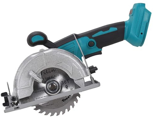 Compact Brushless Cordless Circular Saw Compatible with Makita 18V Battery, 20mm Arbor,Max Cutting Depth 1-7/10(90°)