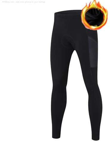 UGLY FROG Invierno Pantlones Ciclismo Hombre Relleno Acolchado Largo Pantlone Bicicleta Montaña/MTB Maillot Ciclismo Pantalón Thermal Temperatura Exterior 5-15 ° C