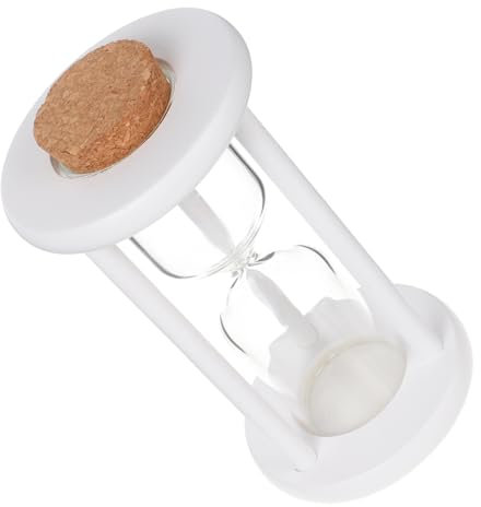 MAGICLULU Elegante Reloj de Arena de Cristal Rellenable para Estudiar Cocinar Y Reunirse