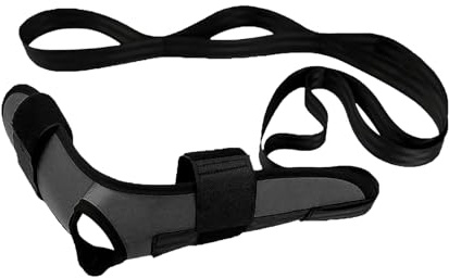 Correa elástica, correa de estiramiento con bucles, banda para fascia, isquiotibiales, cinturón estirador de piernas para entrenamiento en casa, ejercicio, pilates, gimnasia