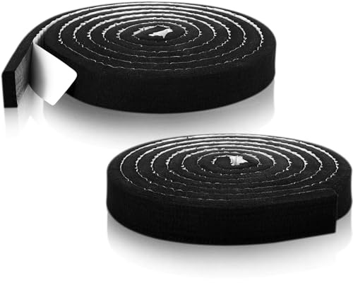 2 Pcs Metal Roofing Universal Vented Ridge Closure Strips 2 W x 25' L (50'l Total) Closure Self Adhesive Roof Panel Felt Tape Waterproof Windproof Seal for Metal Panels Insulation Weather Barrier