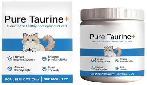 Integratori per animali domestici, alimentazione quotidiana facile, 200 g, integratore taurina, mix non aromatizzato, supporto dietetico quotidiano, per animali di taglia piccola, media e grande
