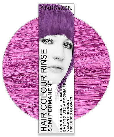 Stargazer - Tinte de pelo UV, color rosa, Semipermanente