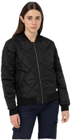 Dickies Donna, Bomber trapuntato, Nero, S
