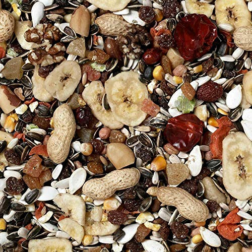 Johnston & Jeff 1kg Premium Fruity Parrot bird seed food sold by Trusty Pet Supplies