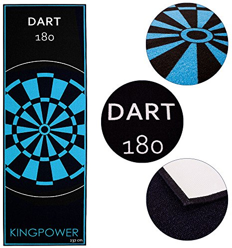 Kingpower Dart Dart Carpet Tappetino per Freccette 237x80cm Freccette Accessori per Freccette Protezione Linea di Scarico Freccette in Gomma Diversi Disegni, Design:Design 4
