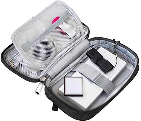 Travel Electronics Organizer Väska,Elektronik Tillbehör Organizer Väska | Resevattentät elektronisk förvaringsväska för USB-kablar, laddare, hårddiskar, kort Hinaa