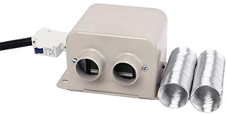 iSpchen Autoheizung 12V 800W tragbarer Heizlüfter Winterheizung Windschutzscheibe Defroster Defogger Winter Gebläse Auto Heizung Ventilator Standheizung Innenraumheizung