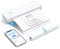 Bisofice Impresora Térmica Portátil A4, Bluetooth, Compatible Con Android/iOS/Windows/Mac, Para Escuelas, Hogares y Oficinas