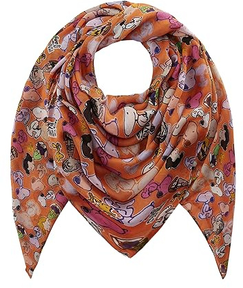 CODELLO Damduk med Snobben & Co. Tillverkad av återvunnen polyester, apelsin, En Storlek