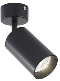 Foco LED antideslumbrante con luz de tubo de aluminio de 12 W para pasillos domésticos, balcones de vestíbulos, luces de techo pequeñas sin taladrar, fotografías, murales, iluminación de llaves, bares
