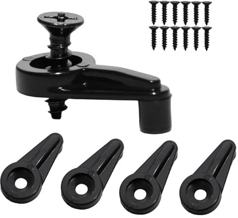 Pocoxll 50 Pack Glass Retainer Clips Kit with 304 Stainless Steel Screws
