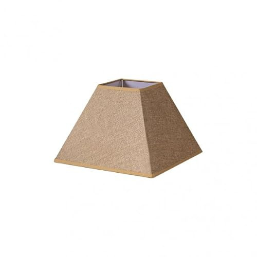 Pantalla de lámpara E27 marrón, dimensiones 30x13x22 cm, ideal para decoración y ambientación de interiores.