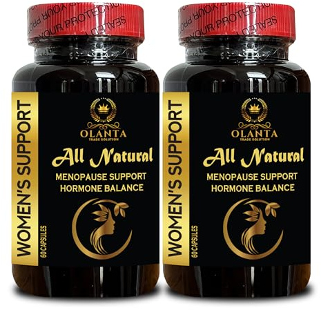 Menopause Supplements for Women - Wild yam Extract, Licorice Root Extract, Natural Support Balance Support for Women, PMS & Menopause Support - 2 Bottles 120 Capsules