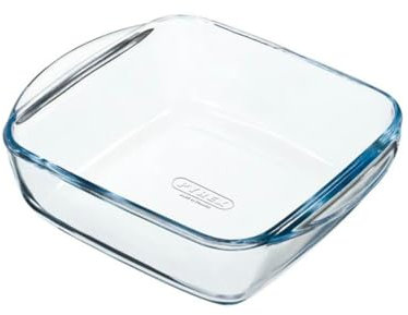 PYREX PREPWARE - Fuente Cuadrada Vidrio 25X22Cm -2,2L