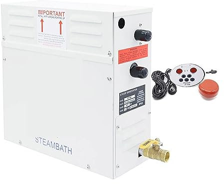 EDEDE Sauna Heater, 9KW Steam Generator For Shower 380V Home Steam Machine, Sauna Equipment Sauna Bath SPA Steam Shower With Digital Controller for Home Sauna SPA(9KW 380V)