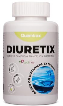 Quamtrax Nutrition - Diuretix - 90 Cápsulas - Definición, eliminación de líquidos y sin estimulantes.