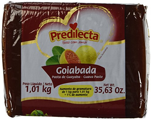 Predilecta - Guava Paste w/ Fruit Pieces - 35.63 oz (PACK OF 01) | Goiabada Cascão - 1.01kg