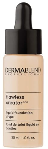 Dermablend Flawless Creator Lightweight Foundation - Oil Free Formula - Never Cakey - Covers Skin Blemishes - Weightless Coverage - Suitable For Normal, Combination And Oily Skin - 10N - 30 ML