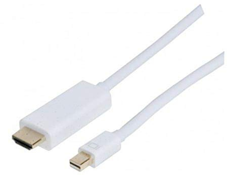 CONECTICPLUS Câble Mini DisplayPort vers HDMI mâle - Blanc 2m