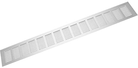 600x80mm Airflow Vent, Plates Shutters Aluminium Ventilation Plate Oven Ventilation Radiator Grills Grey Alloy for RV Cabinets