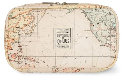 Legami - Organiseur de câbles - Organiseur de câble, étui de Voyage pour Fils et câbles de téléphone PC, Sac pour Gadgets électroniques, Chargeur, Banque d'alimentation, Petit Sac Portable, 23,8 x 14