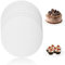 Yimomoyi 10 Pièces Plateau à Gâteau Rond, Cake Board 25 cm, Réutilisable Support Gâteau Carton 3 mm de diamètre, Blanc Planches à Gâteau Rondes, pour Mariage, Anniversaire, Fête