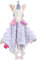 GOLDJU Schmusetuch,Schlaf-gut-Einhorn Schmusetuch Plüsch Komfort Kuscheltier für Babys,Weich & Waschbar, 33 x 29.5 cm,tolles Geschenk für Neugeborene