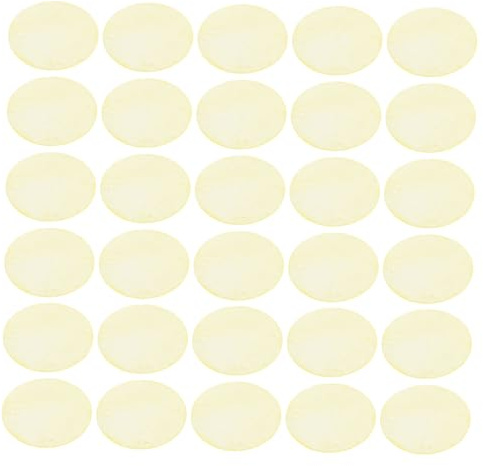 Kisangel 30 Piezas Colgantes Redondos de Concha Color Limón para Manualidades DIY Decoraciones de Boda Cortinas y Móviles con Sonido Agradable Artesanía Detallada para Adornos Versátiles