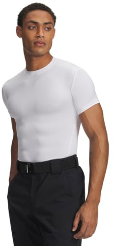 Under Armour Men's Tactical HeatGear® Compression Short Sleeve T-Shirt LG White