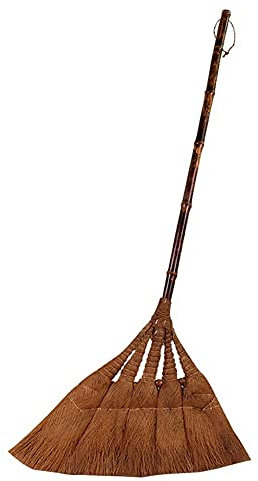 JYCCH Schneebesen, Strohbesen, der den Boden fegt, weicher, handgefertigter, Langer Bambusgriff, stabile Struktur, antistatisch, wasserdicht, agh (Size : 105x45) (105x45cm)