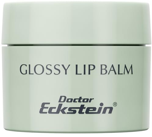 Doctor Eckstein | Balsamo per labbra lucido | Ricca cura delle labbra | Per labbra secche e fragili | Con delicato effetto glossy | Profumo di vaniglia discreto | 4,8 g