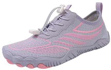 Swimming Shoes Leisure Outdoor Sports Breathable Wading Beach Purestep Barefoot for Swimming Pool Surfing Diving Running Yoga Purple