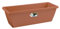 elho Barcelona Balkonkasten 70 - Übertopf für Balkon & Außen - Ø 69.8 x H 16.0 cm - Braun/Terra