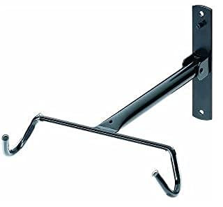 Point Rahmenaufhängung-hochklappbar bei Nichtgebrauch-inkl. Befestigungsmaterial-20 kg Tragkraft Fahrrad-wandhalter Klappbar Rahmeneinhängung, Schwarz, Einheitsgröße