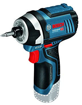 Bosch Professional 12V System Akku Drehschlagschrauber GDR 12V-105 (inkl.Einlage für Zubehör, Einlage, L-BOXX, ohne Akku/ Ladegerät)