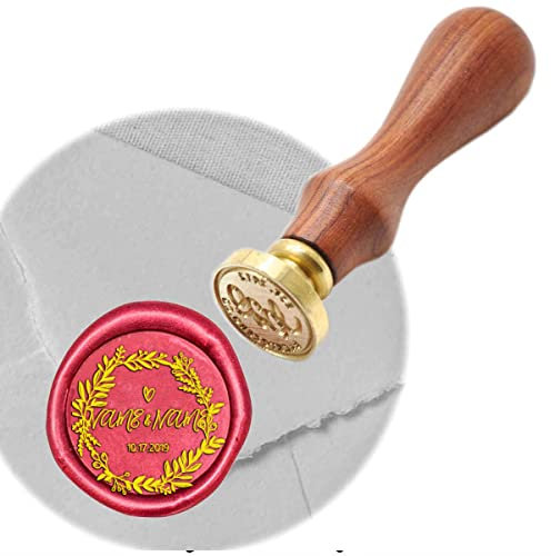 Wachsstempel für persönliche Briefe und Karten brennstempel eigenes logo