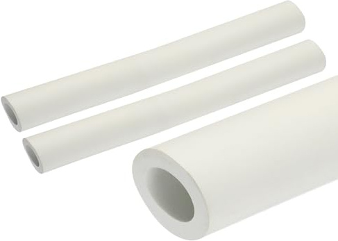 QUARKZMAN 2pz 10 Tubo Isolante per Tubi 18mm ID 30mm OD Tubo in Schiuma per Supporto Maniglia, Bianco