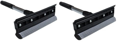 Healeved 2 Escobillas De Goma para Limpiar Ventanas De Doble Cara Resistentes Y Fáciles De Usar.