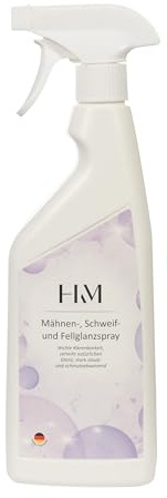 Spray abrillantador HKM | Tamaño 500 ml | Equipamiento para el caballo | Producto de Guarnicionería | Tradición artesana | Los Nietos