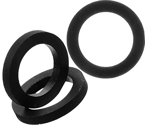 DOITOOL 3 Pièces Anneau en Caoutchouc de Roue Record Machine à Karaoke Lecteur de Cassettes Radio Cassette Ceintures pour magnétophones Courroies à Cassettes Black