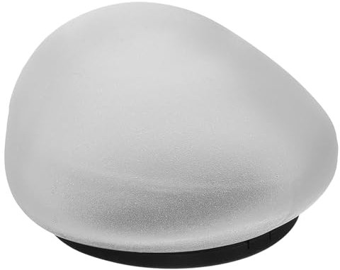 HOMSFOU Lámpara Solar Para Jardín Luz De Guijarros De Suelo Impermeable Luz Cálida Para Decoración Exterior 5.31X4.33X3.14 Pulgadas