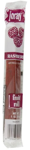 Joray Fruit Roll, Raspberry, 0.75-Ounce (Pack of 48)