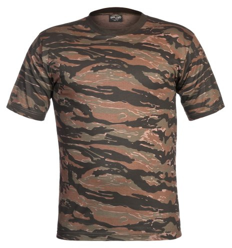 Miltec T- Shirt - Camiseta de Camuflaje para Adulto, Unisex, Color Camuflaje
